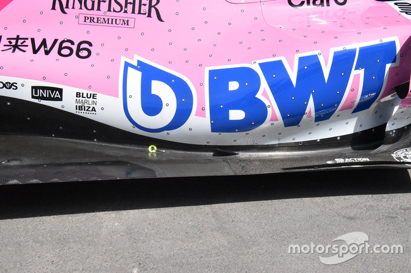 Детали днища Force India VJM11