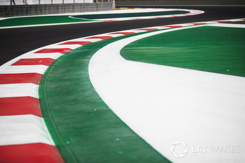 Detalle del circuito del Autódromo Hermanos Rodríguez