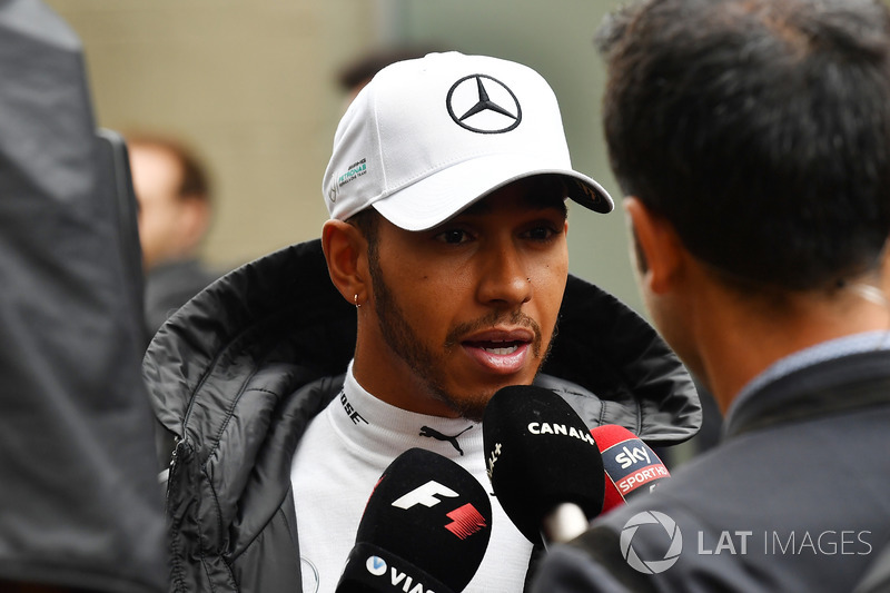 Lewis Hamilton, Mercedes AMG F1 after crashing in Q1