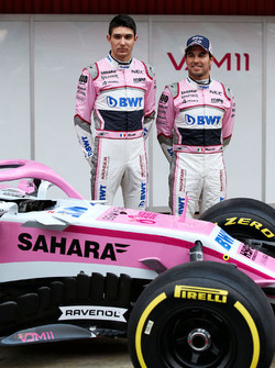 Esteban Ocon, Sahara Force India F1 y Sergio Perez, Sahara Force India