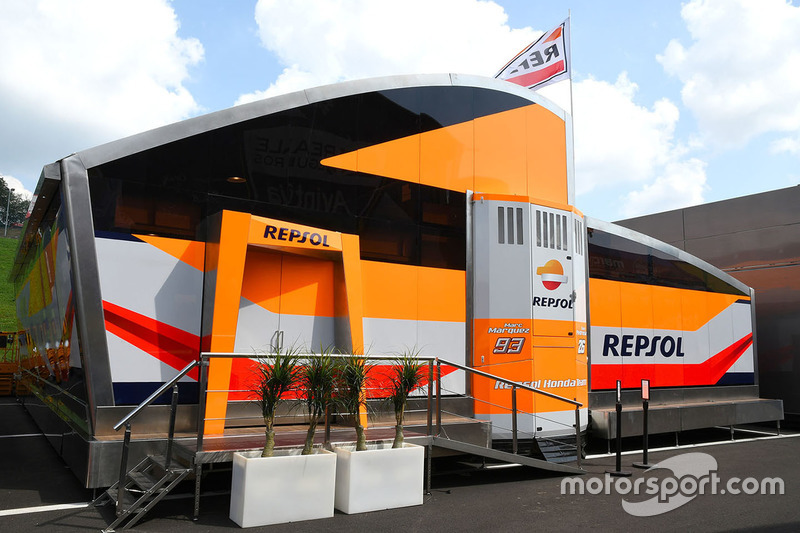 Repsol Honda Team motorhome