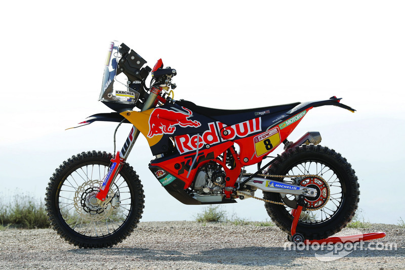 La moto de Toby Price, Red Bull KTM Factory Team