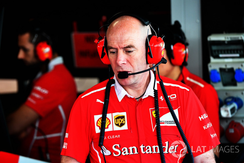 Jock Clear, Ferrari Şef Mühendisi