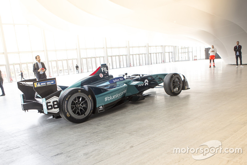 NIO Formula E Team on display in Rome