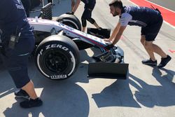 Williams FW41 front wing detail