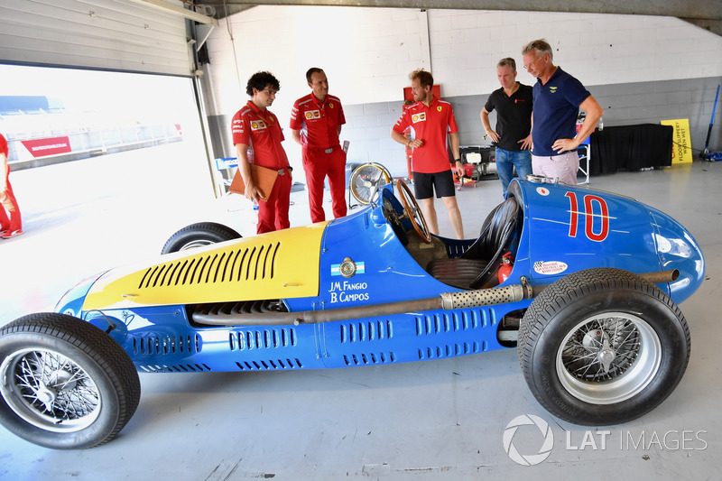 Себастьян Феттель и Maserati 4CLT/48