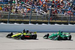 Sébastien Bourdais, Dale Coyne Racing with Vasser-Sullivan Honda, Spencer Pigot, Ed Carpenter Racing Chevrolet