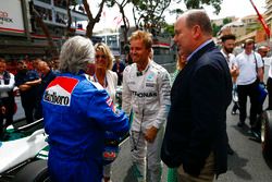 Keke et Nico Rosberg et le Prince Albert de Monaco