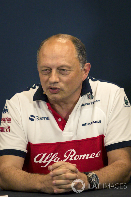 Frederic Vasseur, Sauber, Team Principal in the Press Conference