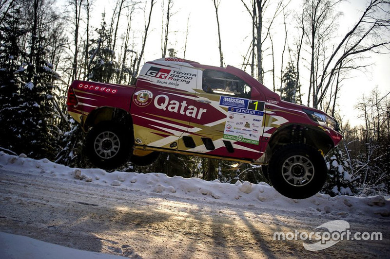 #1 Tamim AL-Majd Team Toyota Hilux Overdrive: Nasser Al-Attiyah, Mathieu Baumel