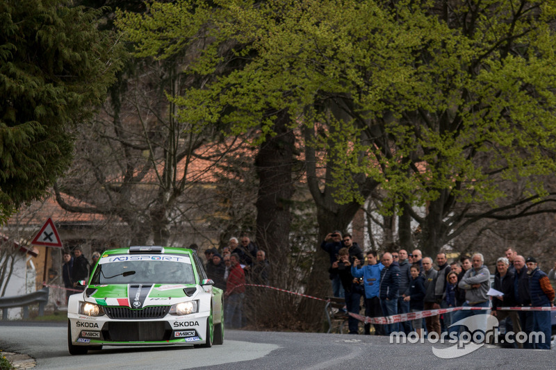 Umberto Scandola, Guido D'Amore, Skoda Fabia R5, Daytona Race