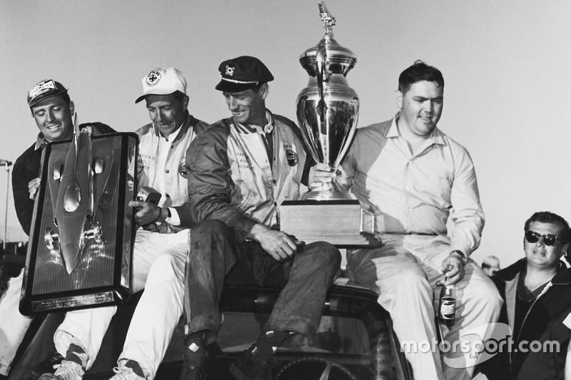 Race winner Junior Johnson