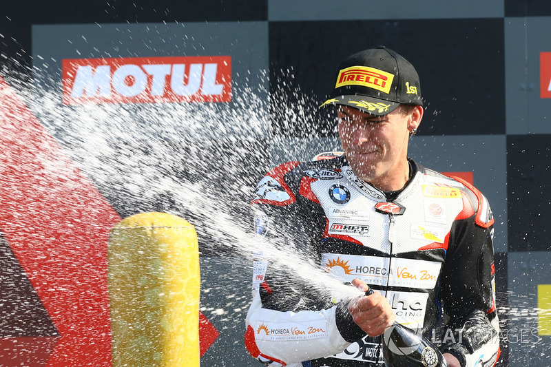 Podium STK1000: race winner Markus Reiterberger