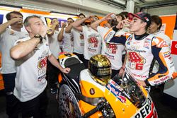Worldchampion Marc Marquez, Repsol Honda Team celebrate with the team