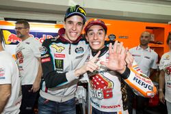 Le Champion du monde Marc Marquez, Repsol Honda Team, et Alex Marquez, Marc VDS