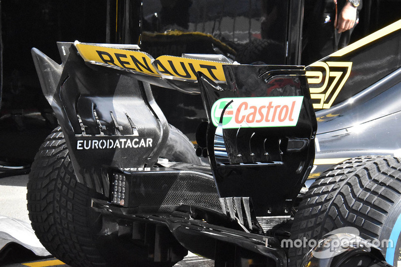 Renault Sport F1 Team R.S. 18 rear wing detail