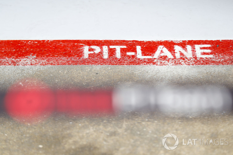 A pit-lane decal