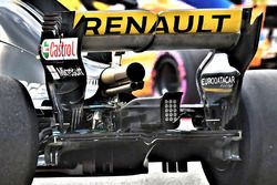 Renault Sport F1 Team RS18 detalle de los escapes