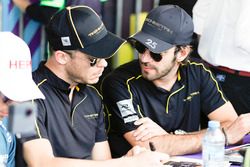 Andre Lotterer, Techeetah, Jean-Eric Vergne, Techeetah, at the autograph session