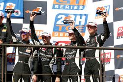 Podium: third place #964 GRT Grasser Racing Team Lamborghini Huracán GT3: Mark Ineichen, Rolf Ineichen, Christian Engelhart, Mirko Bortolotti