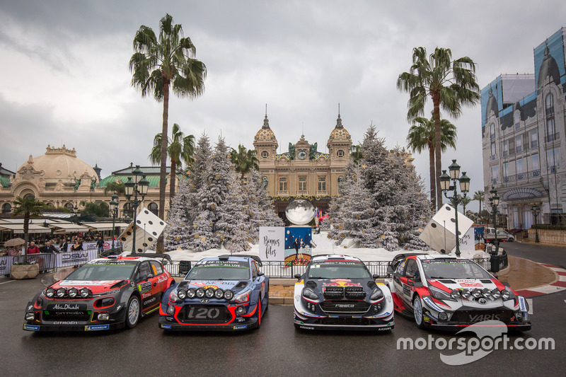 Photo de groupe des WRC 2018