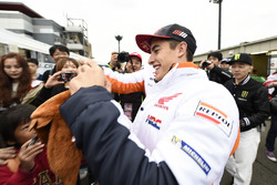 Marc Marquez, Repsol Honda Team with fans