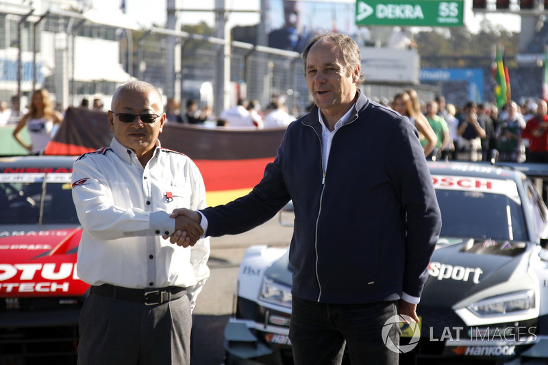 Masaki Bando, Chairman GTA and Gerhard Berger, ITR Chairman