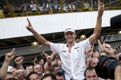 Jenson Button, Brawn GP, fête son titre avec Brawn GP
