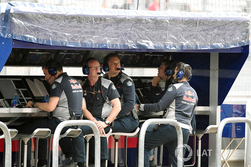 Scuderia Toro Rosso pit duvarı
