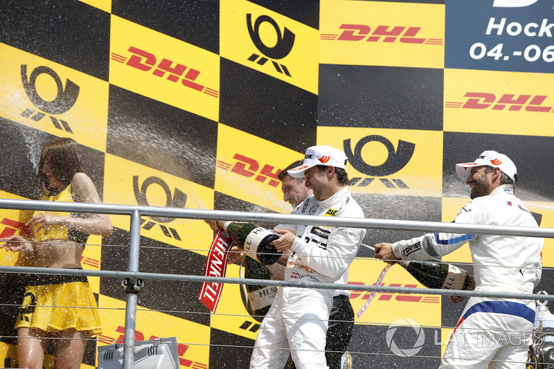 Podium: Lucas Auer, Mercedes-AMG Team HWA, Timo Glock, BMW Team RMG