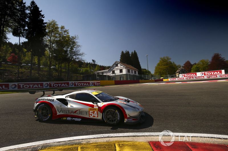 #54 Spirit of Race Ferrari 488 GTE: Thomas Flohr, Francesco Castellacci, Giancarlo Fisichella