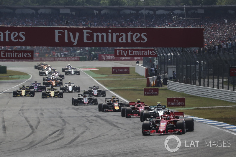 Pole position, Sebastian Vettel liderou boa parte da corrida