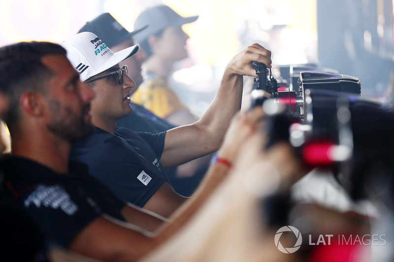 Mitch Evans, Jaguar Racing, at the eRace