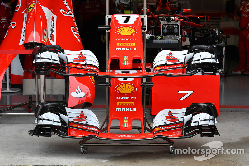Ferrari SF70H nose and front wings