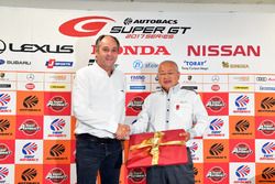 Gerhard Berger, ITR Chairman, Masaaki Bandoh, Chairman of GTA