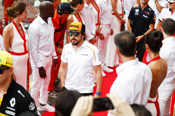 Fernando Alonso, McLaren, pilotlar geçit töreninde