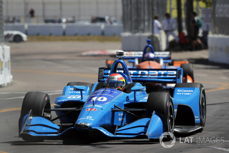 Ed Jones, Chip Ganassi Racing Honda, Scott Dixon, Chip Ganassi Racing Honda