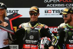 Jonathan Rea, Kawasaki Racing second in super pole