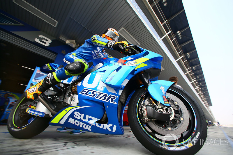 Alex Rins, Team Suzuki MotoGP avec le nouveau carénaage