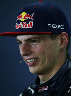 Max Verstappen, Red Bull Racing in the FIA Press Conference