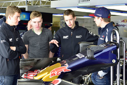 Richard Verschoor con Max Verstappen, Scuderia Toro Rosso