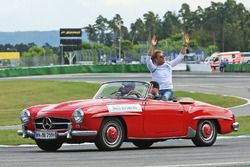 Nico Rosberg, Mercedes AMG F1 on the drivers parade