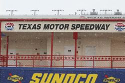 Rain falls on Texas Motor Speedway