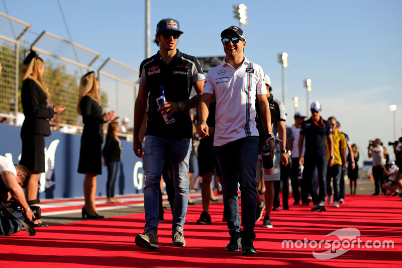 Felipe Massa, Williams y Carlos Sainz Jr., Scuderia Toro Rosso