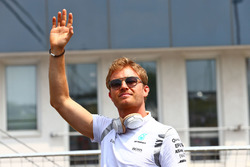 Fahrerparade: Nico Rosberg, Mercedes AMG F1