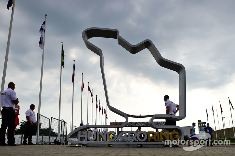 Skulptur am Hungaroring