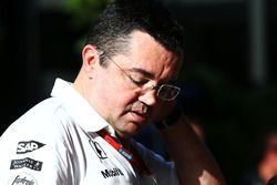 Eric Boullier, directeur de la compétition McLaren