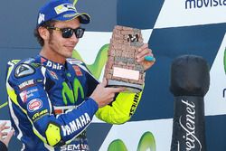 Podium: tercero, Valentino Rossi, Yamaha Factory Racing