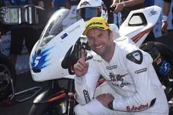 Race winner Bruce Anstey