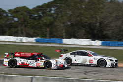 #60 Michael Shank Racing with Curb/Agajanian Ligier JS P2 Honda: John Pew, Oswaldo Negri, Olivier Pla, #100 BMW Team RLL BMW M6 GTLM: Lucas Luhr, John Edwards, Kuno Wittmer